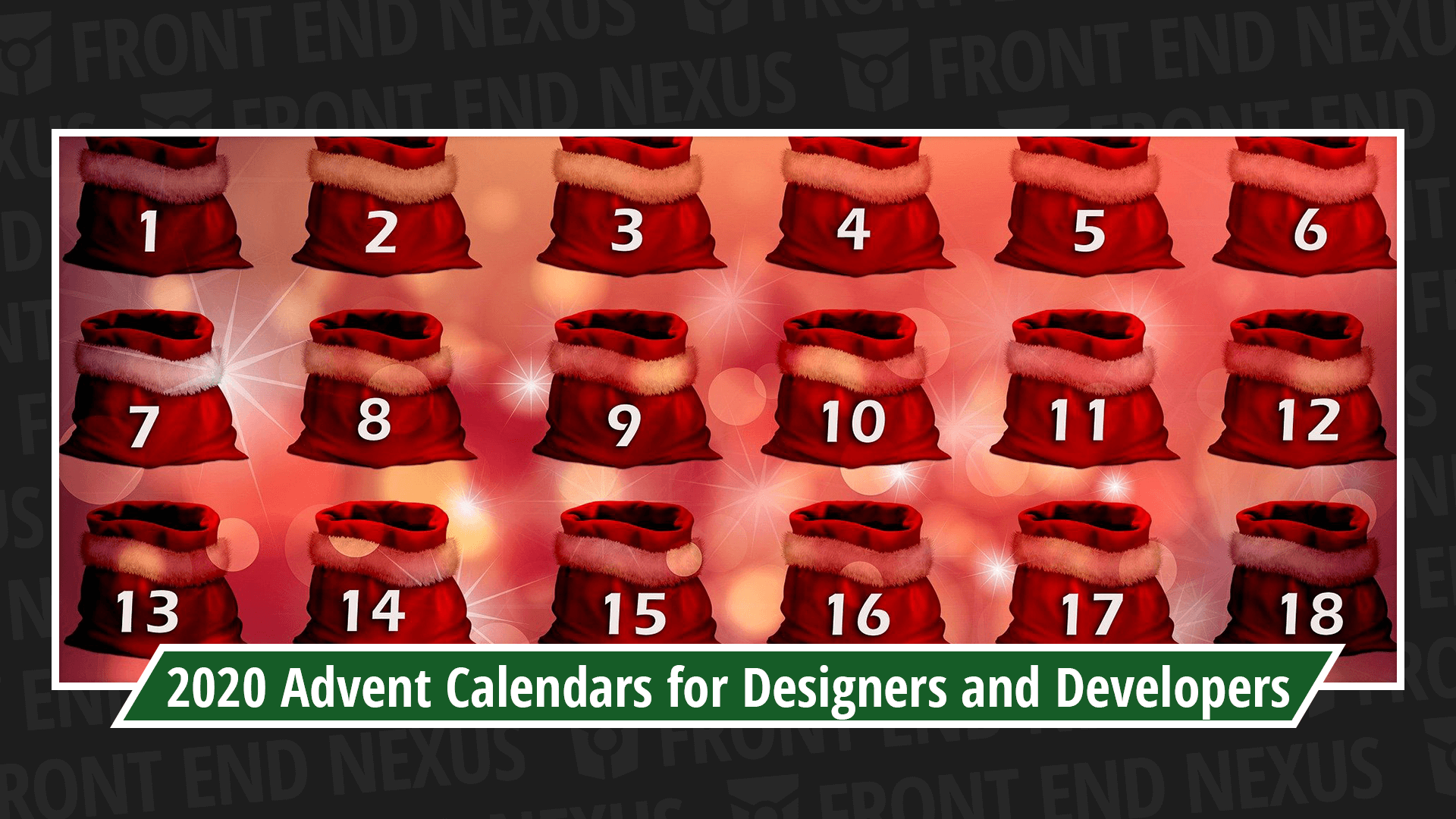 The 2020 Roundup of Advent Calendars for Designers and Developers | Front End Nexus