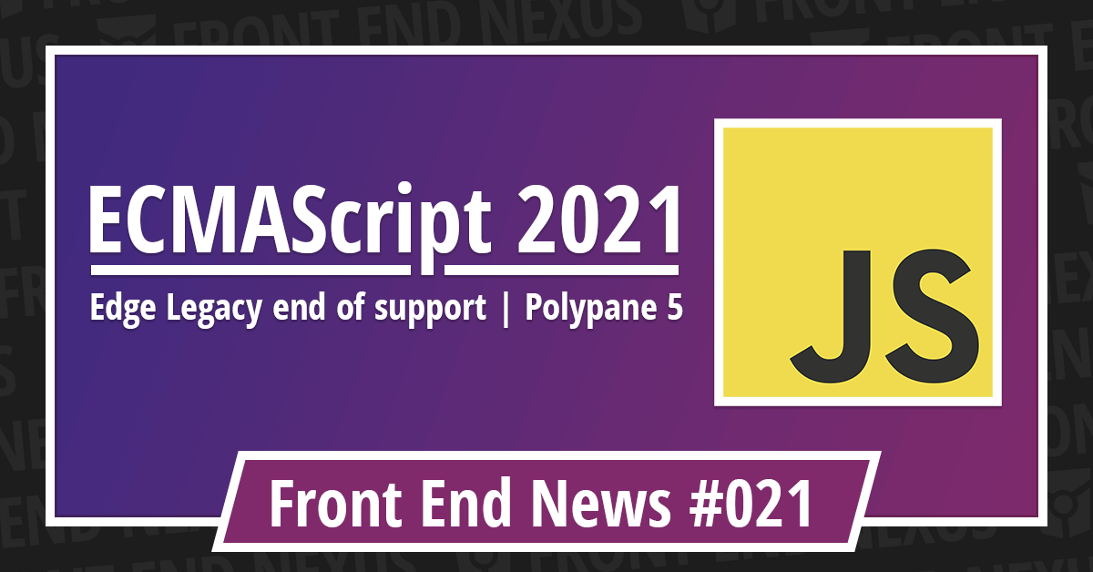 Banner for Front End News #021