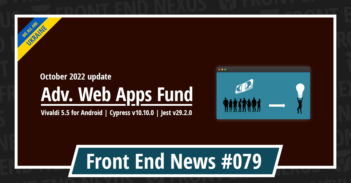 Banner for Front End News #079