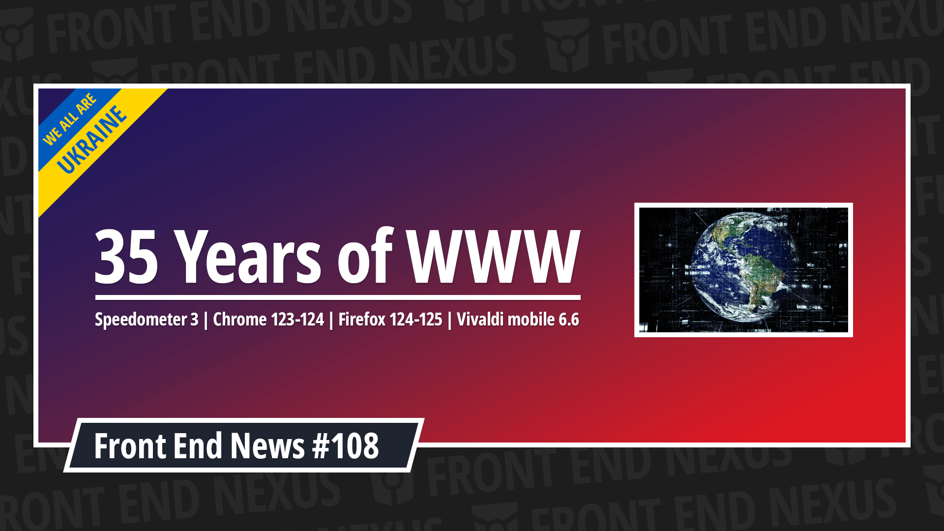 35 Years of Web, Speedometer 3, Chrome 123-124, Firefox 124-125, Vivaldi mobile 6.6, and more | Front End News #108