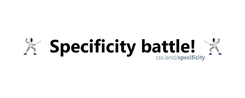 Cover for Specificity battle!