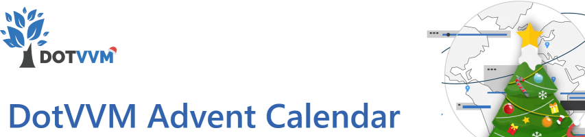 Banner for DotVVM Advent Calendar