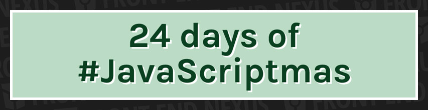 24 days of JavaScriptmas banner