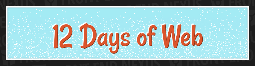 12 Days of Web banner