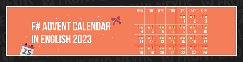 F Sharp Advent Calendar in English banner