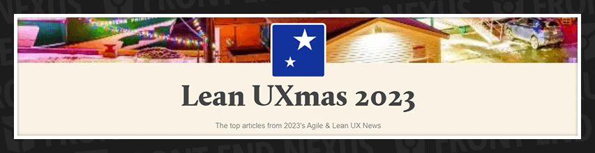 Lean UXmas banner