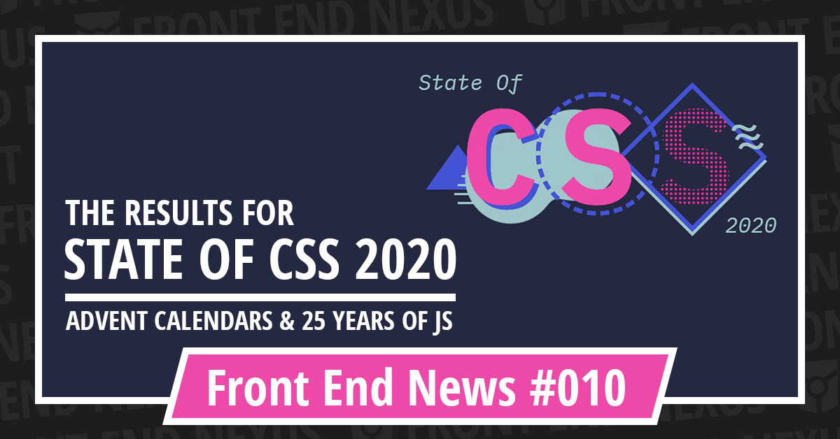 Banner for Front End News #010