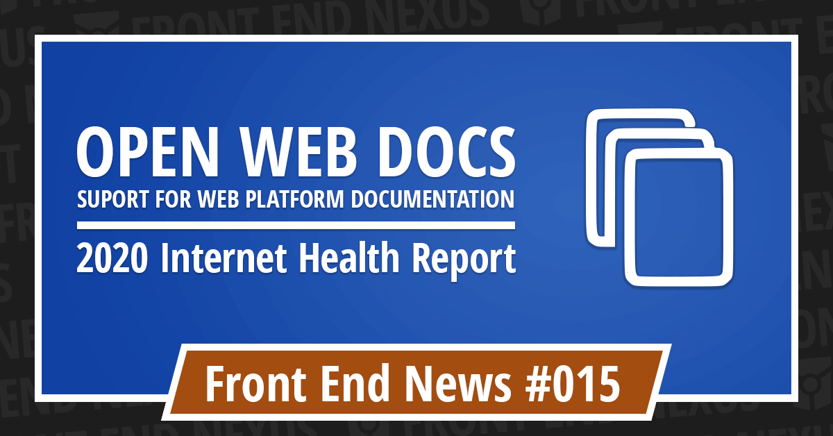 Banner for Front End News #015