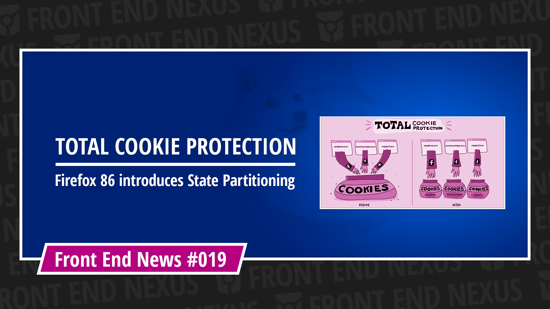 Total Cookie Protection in Firefox 86, CSS container queries, and Safari Technology Preview 121 | Front End News #019