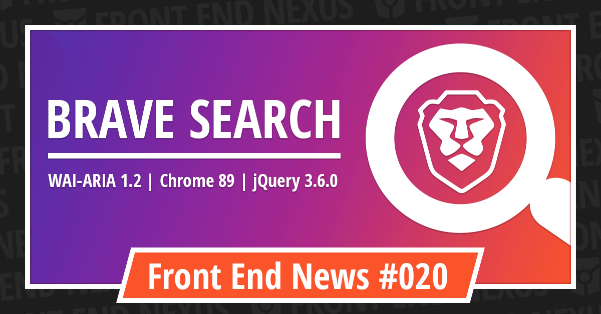 Banner for Front End News #020