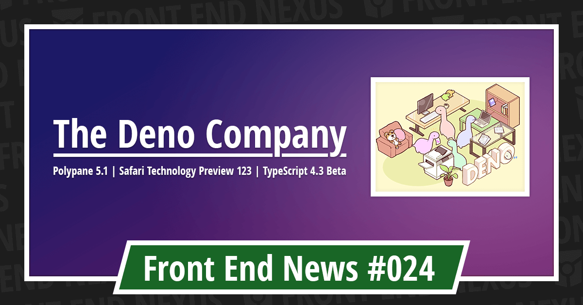 Banner for Front End News #024