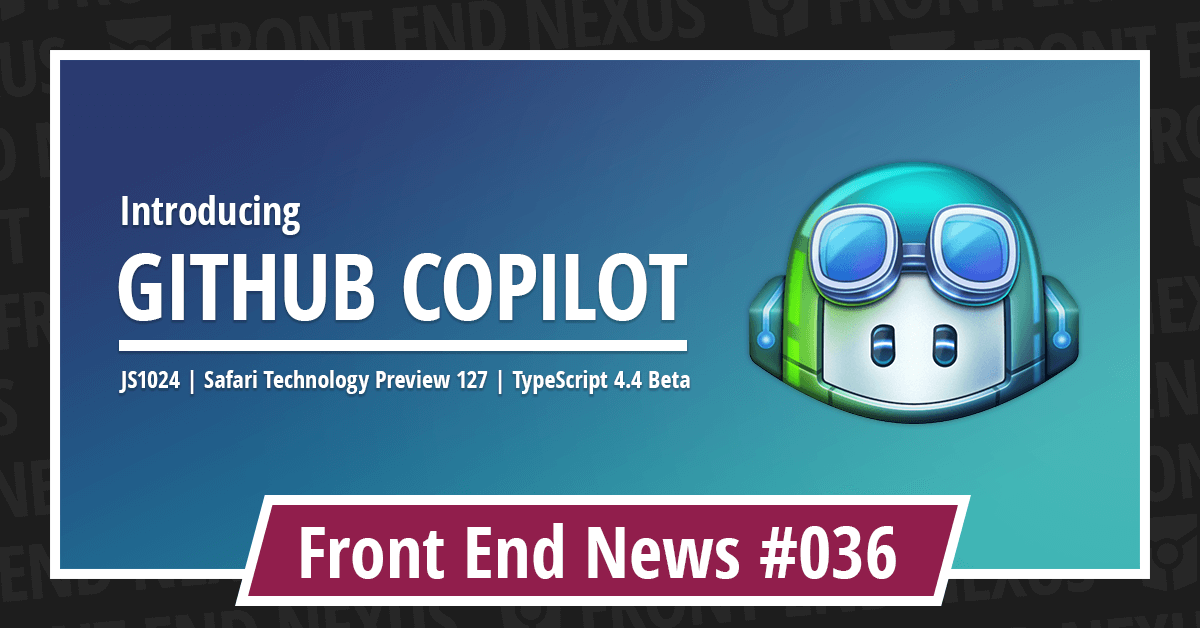 Banner for Front End News #036