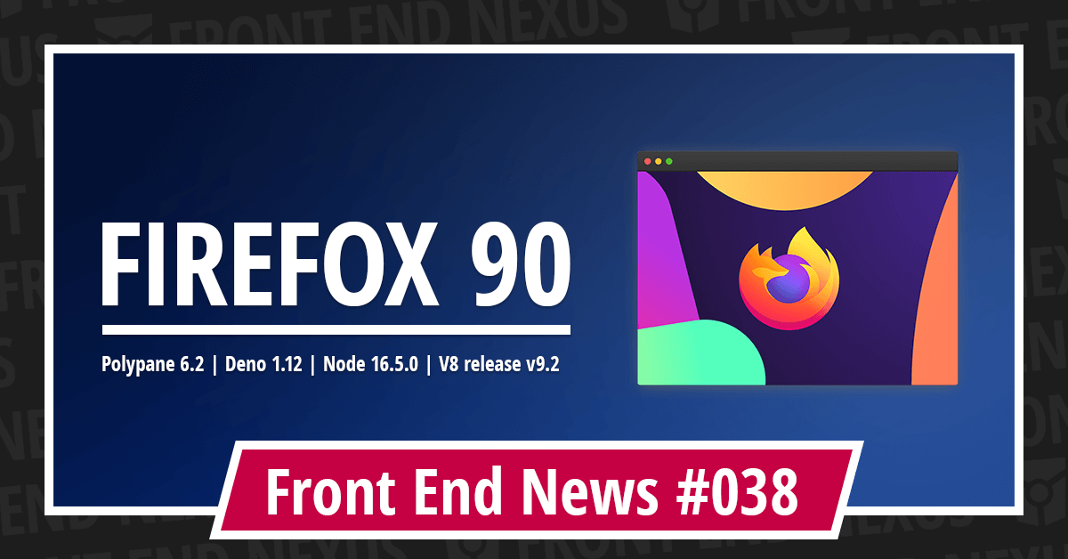 Banner for Front End News #038