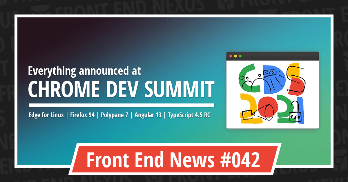 Banner for Front End News #042