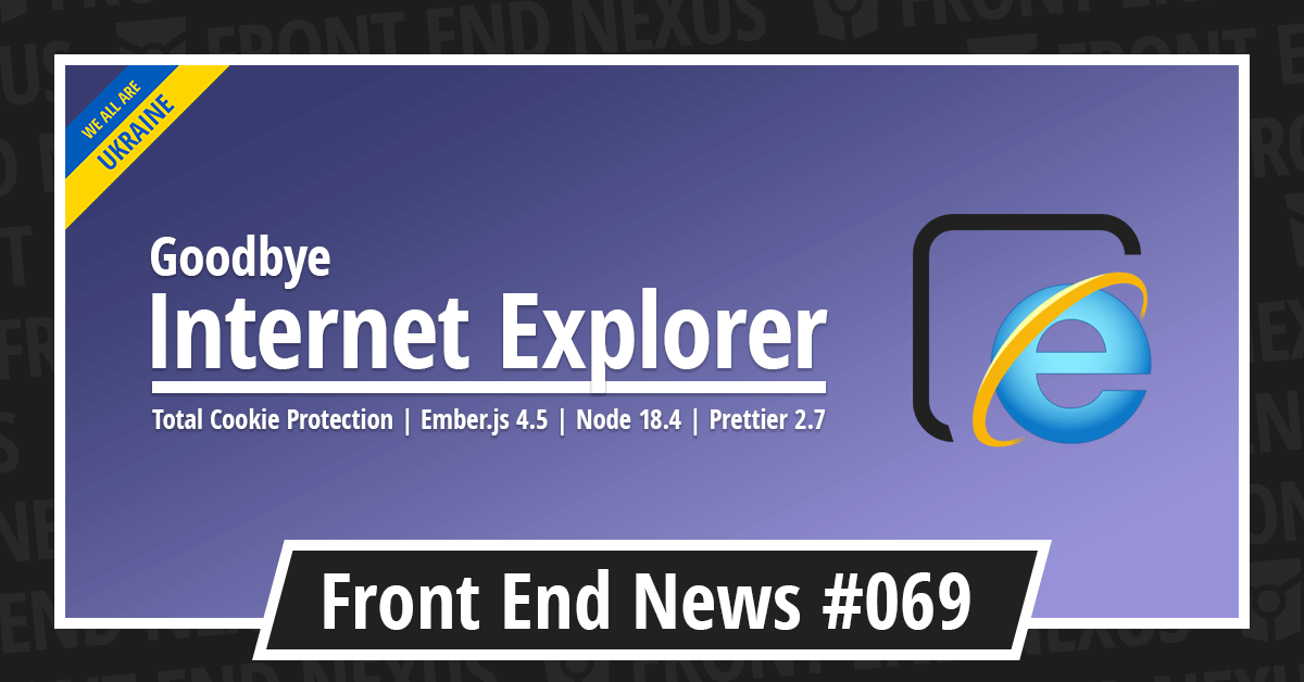Banner for Front End News #069