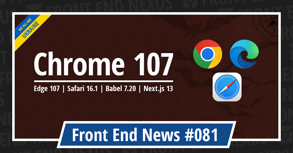 Banner for Front End News #081
