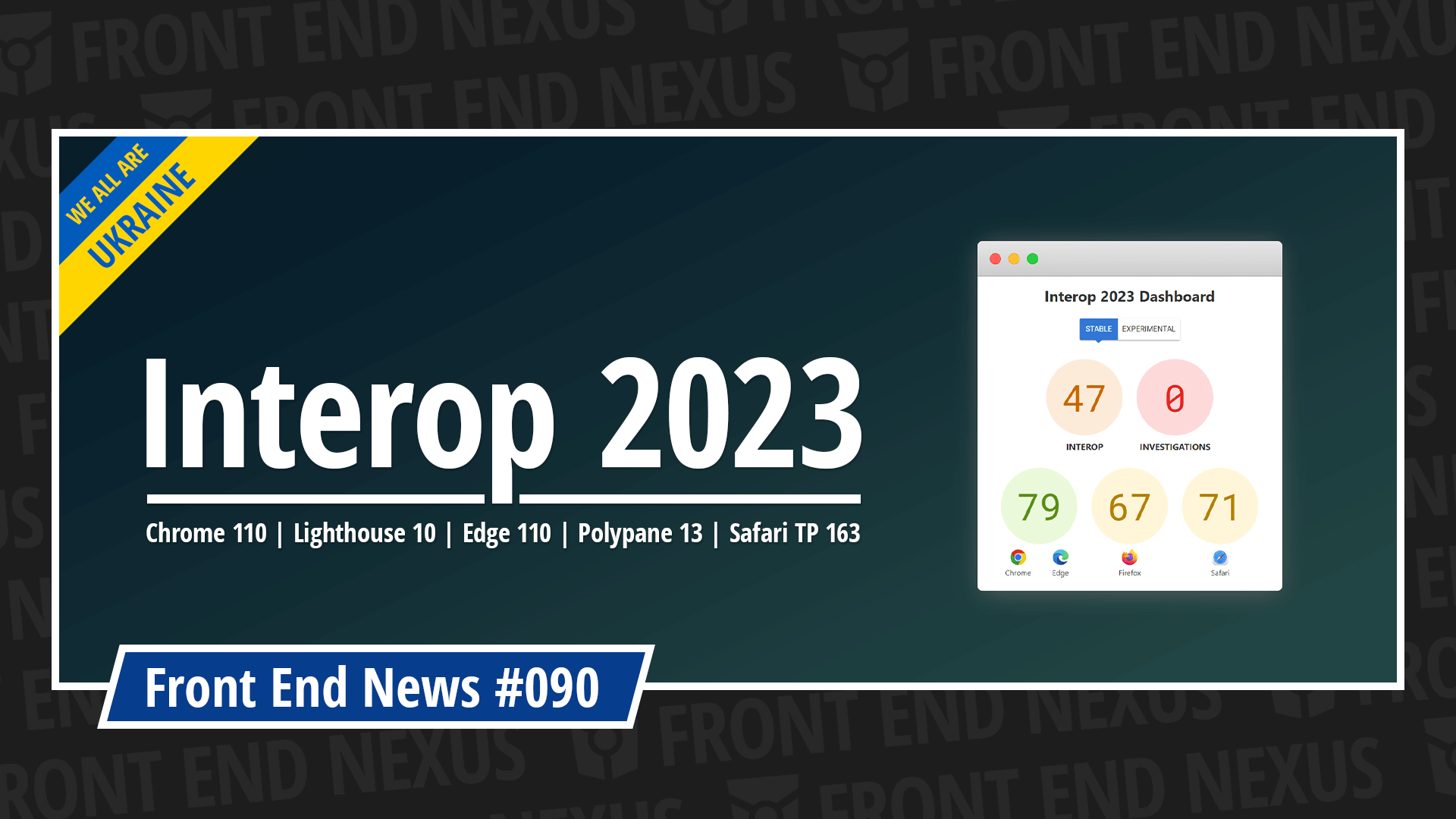 Interop 2023, Chrome 110, Lighthouse 10, Edge 110, Polypane 13, Safari TP 163, and more | Front End News #090