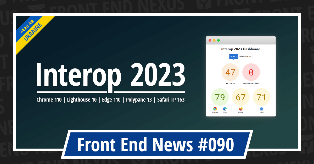 Banner for Front End News #090