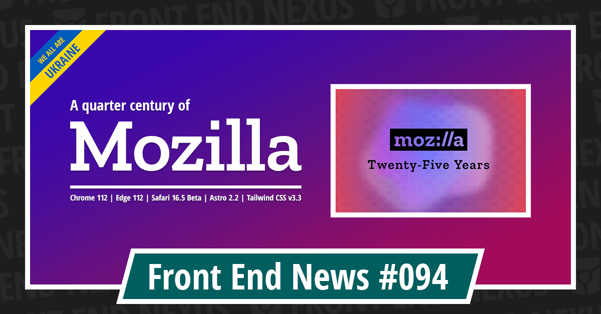 Banner for Front End News #094