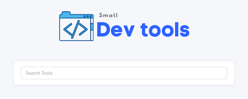 Cover for Small Dev Tools