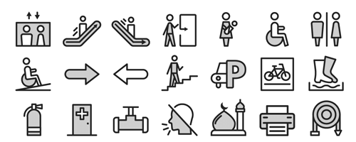 Cover for Wayfinding Icon Sets