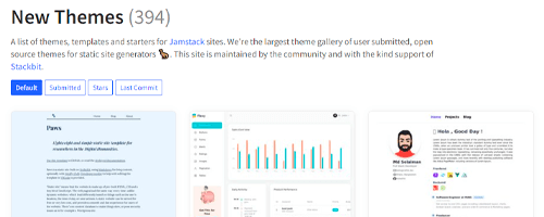 Cover for Jamstack Themes