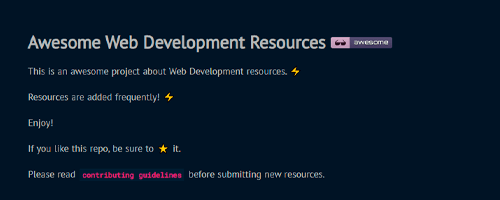 Cover for Free Web Development Resources