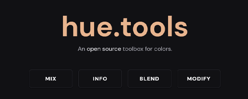 Cover for hue.tools