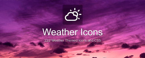 Cover for Weather Icons