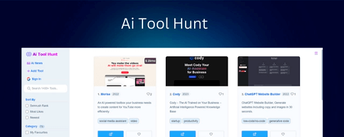 Cover for AI Tool Hunt