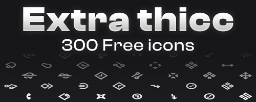Cover for Extra thicc icon set