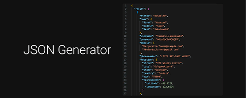 Cover for JSONGenerator