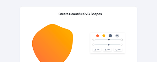 Cover for Softr SVG Shape Generator