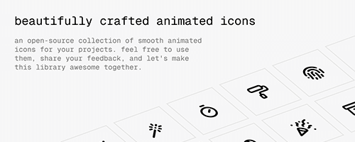 Cover for Beautifully crafted animated icons
